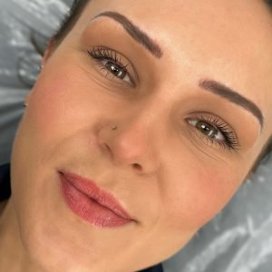Brows and lip blush by Dani